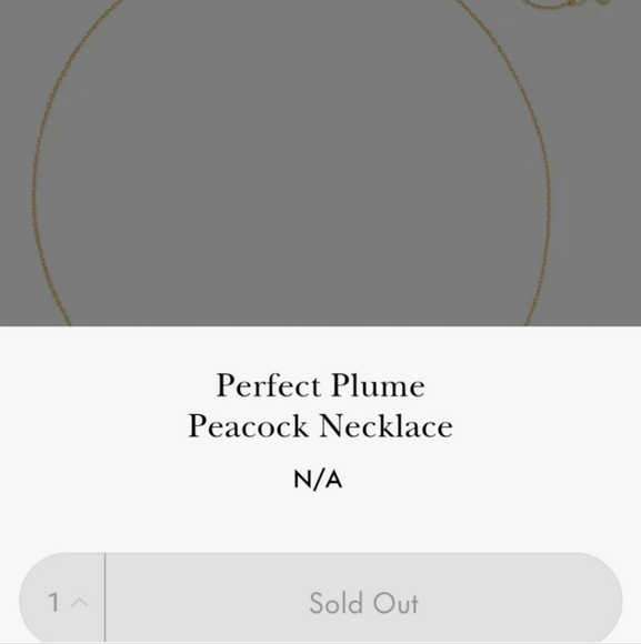 Kate Spade Perfect Plume Peacock 🦚 Necklace - Picture 4 of 4